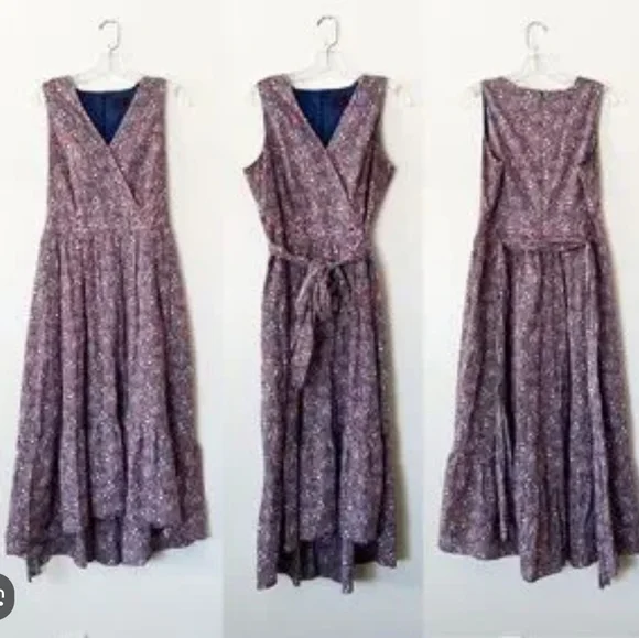 New J. Crew Liberty Of London Kayoko Dress with Bow Detail - Picture 4 of 5